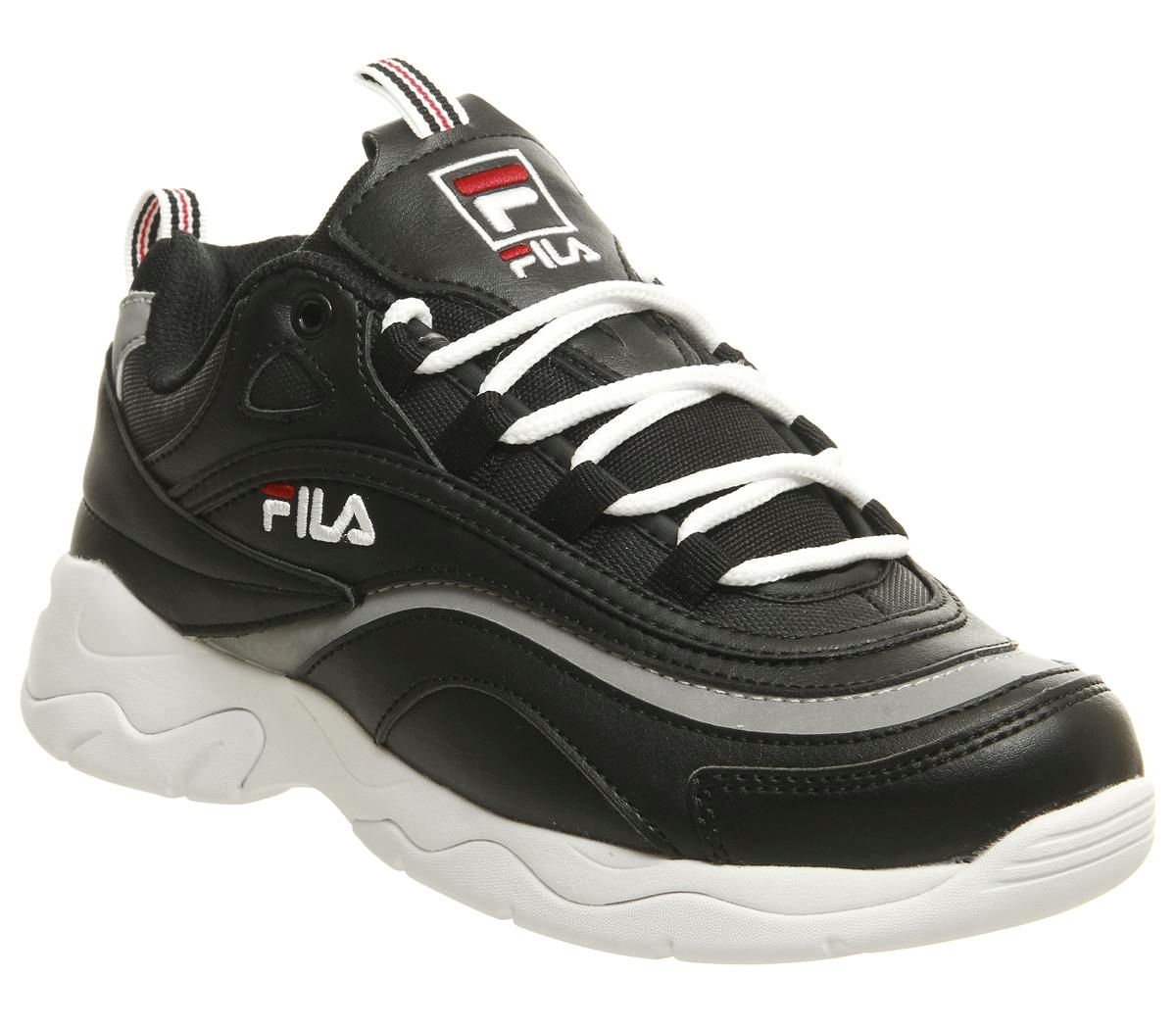 fila ray white metallic