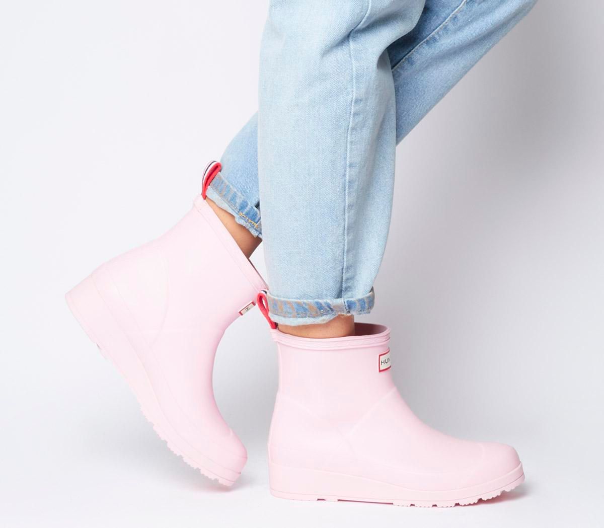 candy floss hunter boots