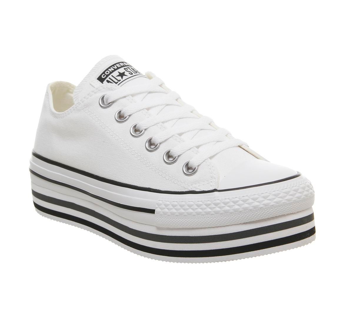 converse platform office shoes