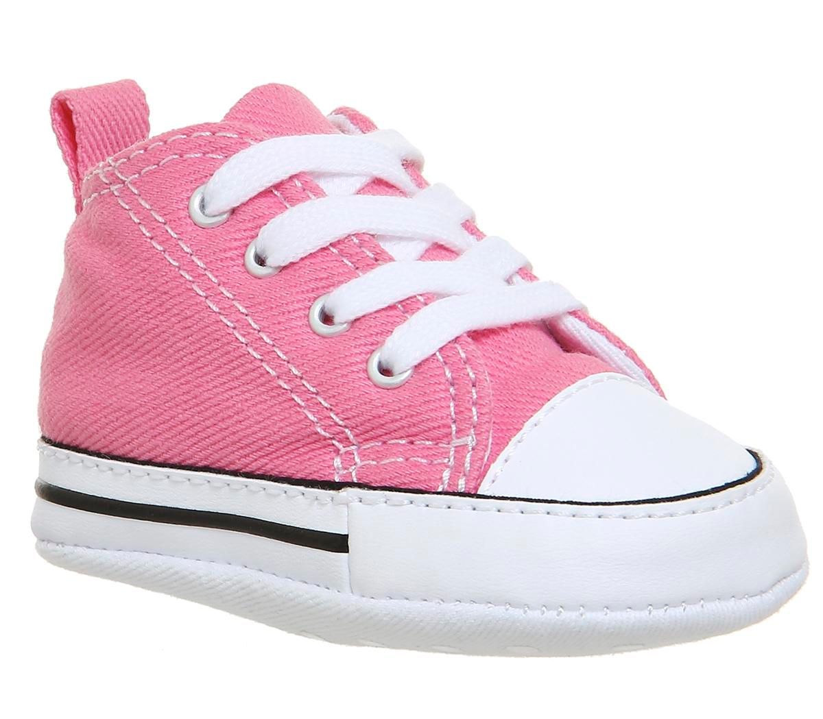 pink canvas converse