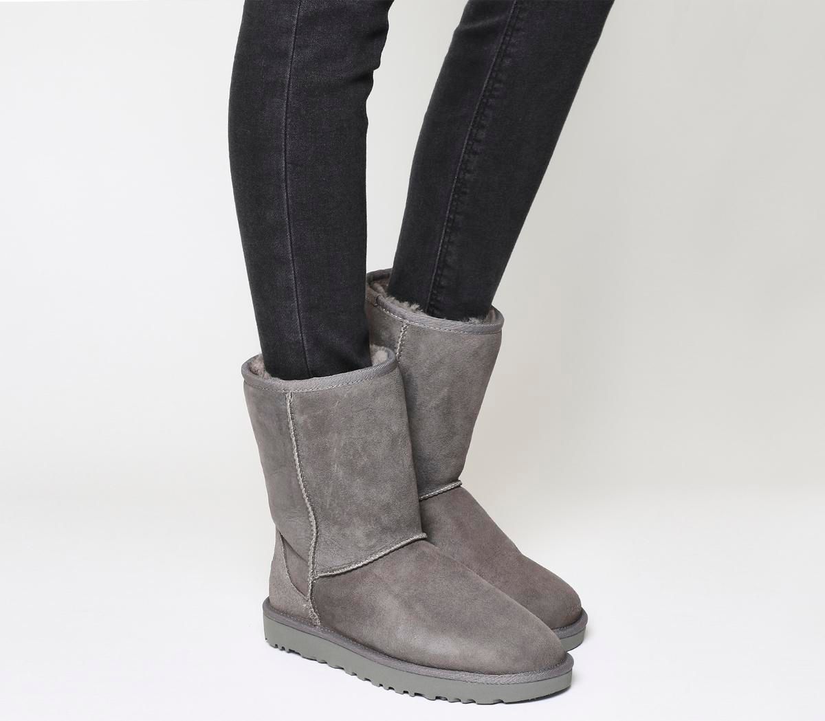 grey ugg boots office