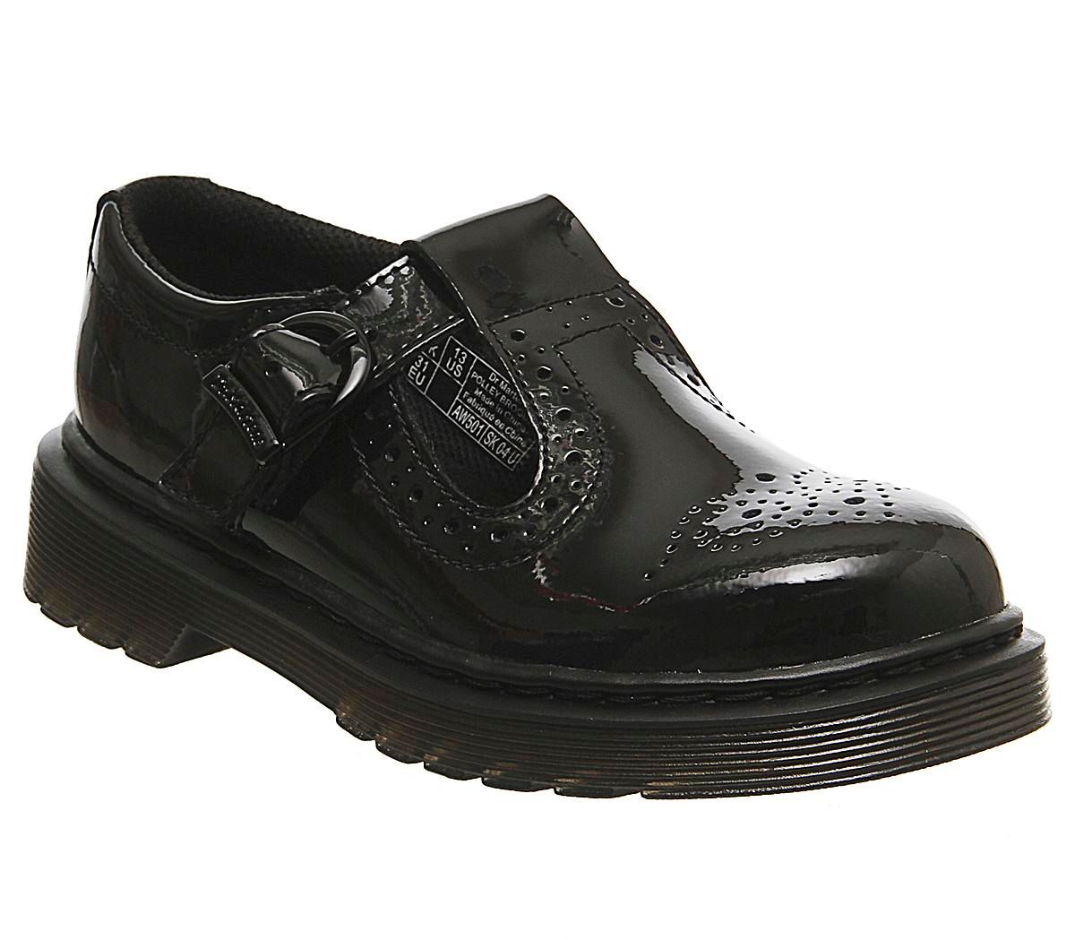 dr martens patent brogues