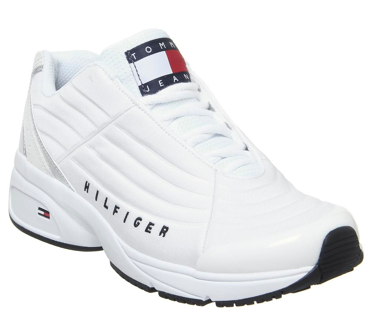 tommy hilfiger jaz trainers in white
