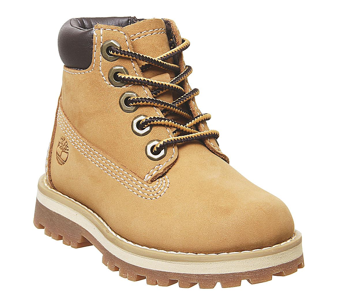 timberland 6 inch double collar boots rawhide saddleback