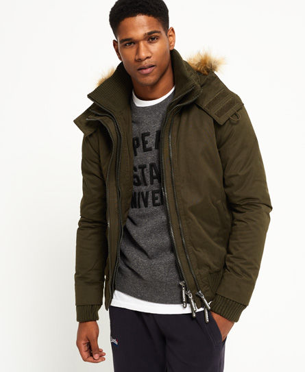 superdry microfibre wind bomber