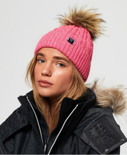 superdry arizona cable beanie