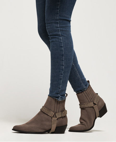 superdry millie lou suede chelsea