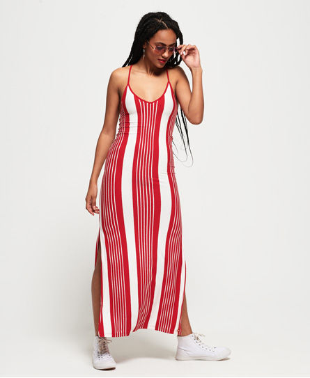 superdry carissa macrame maxi dress