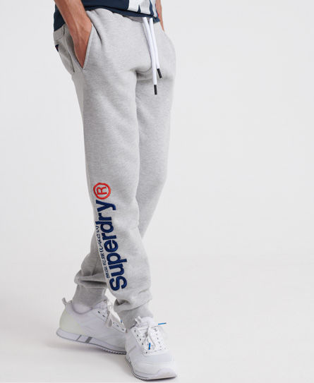 superdry joggers orange label