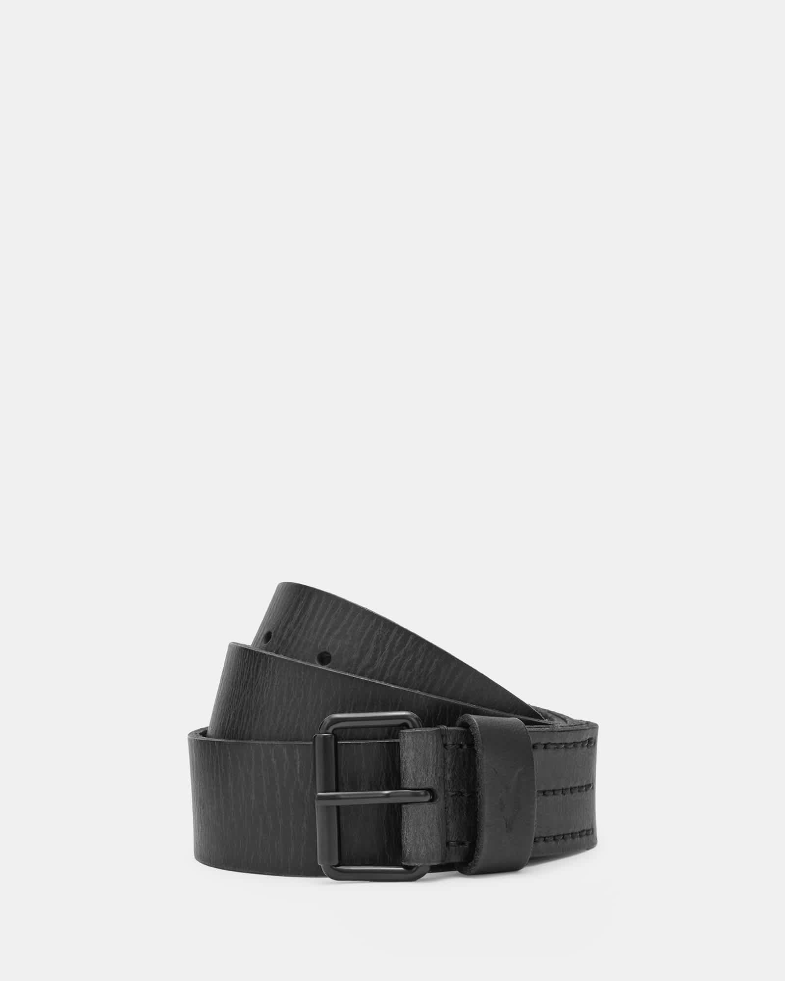 all saints dunston leather belt