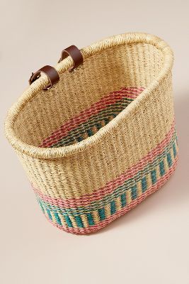 woven bike basket