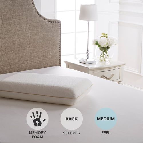 Dorma Tencel Blend Memory Foam Traditional Medium Support Pillow