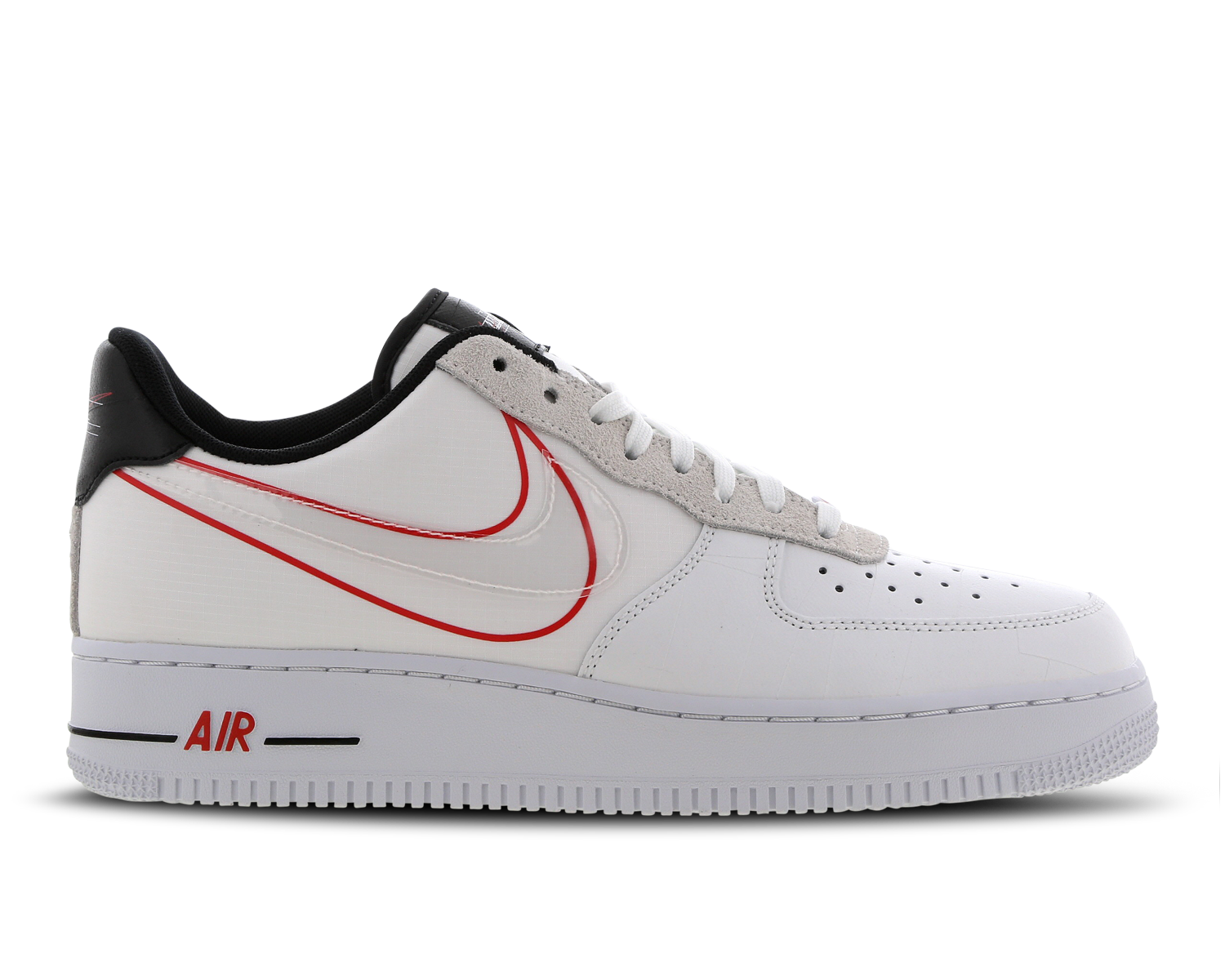 nike air force low micro branding