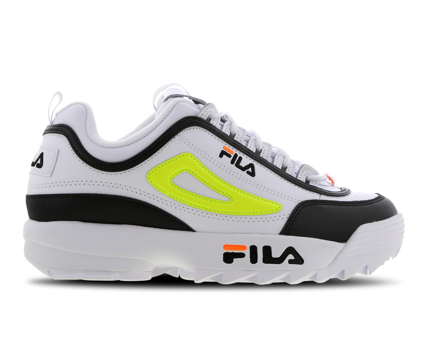 fila disruptor overbranded