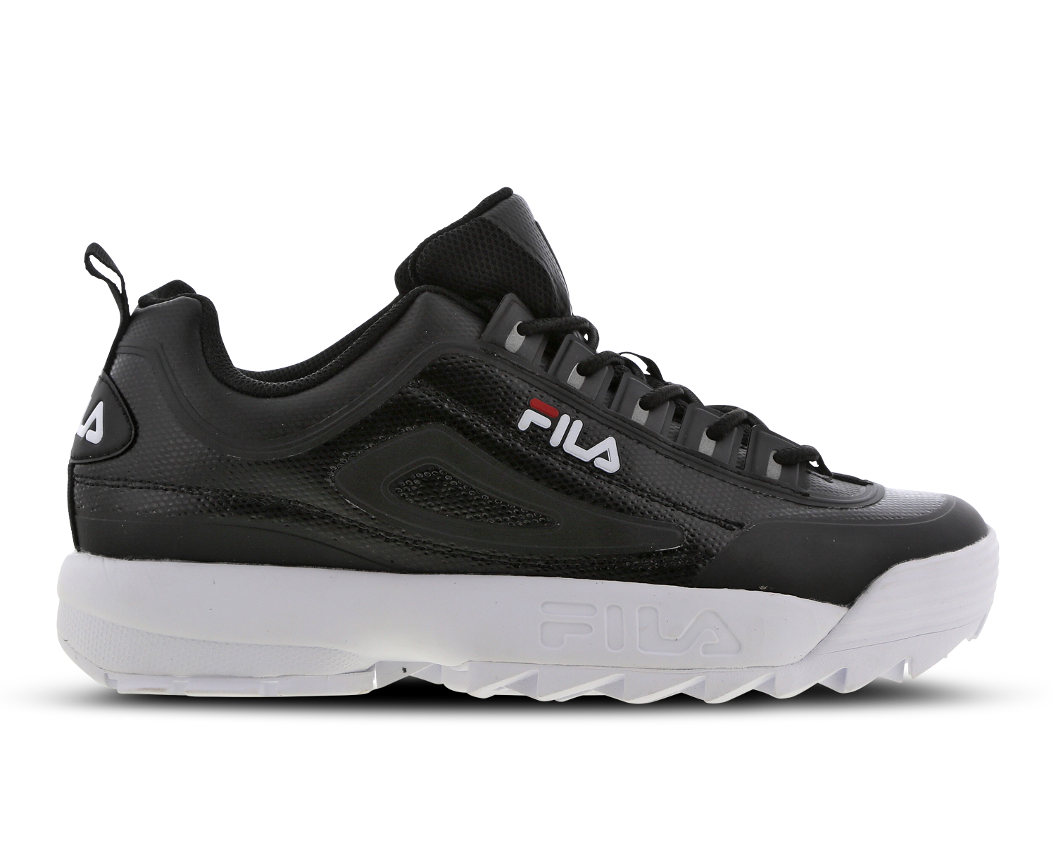 fila disruptor overbranded