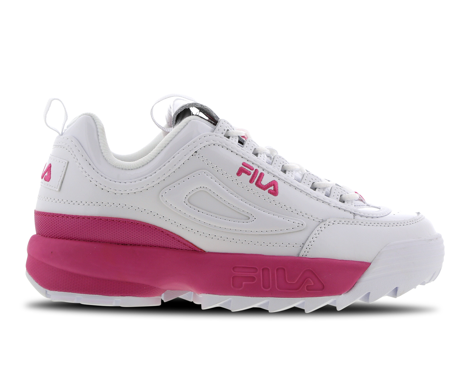 fila disruptor overbranded