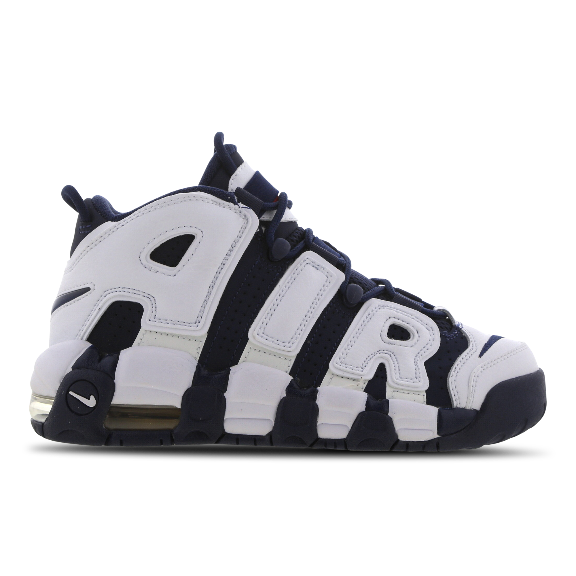 nike air uptempo black footlocker