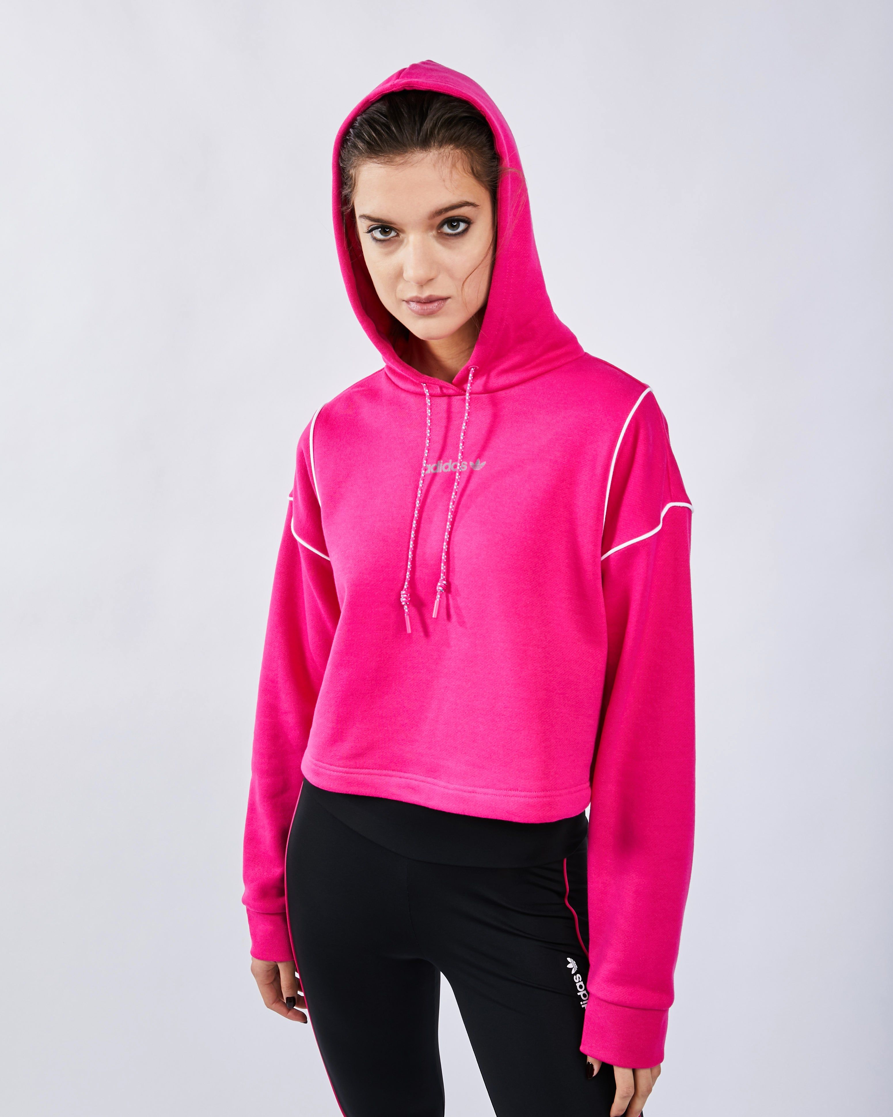 adidas bossy 90s cropped hoodie