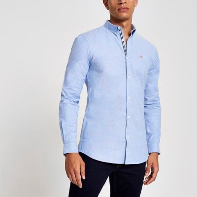mens slim fit oxford shirt