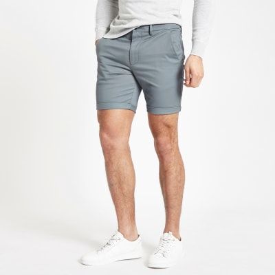 skinny chino shorts mens