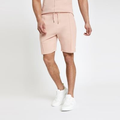 mens slim fit jersey shorts