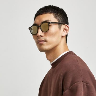 river island black sunglasses