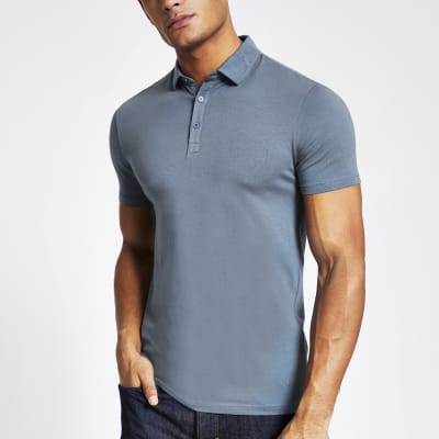 river island mens polo shirts
