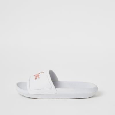 lacoste sliders girls