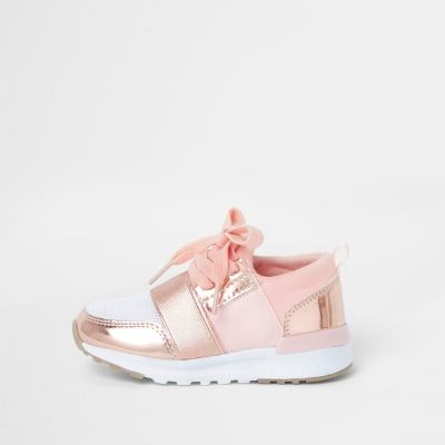 river island pink trainers