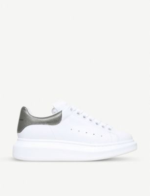 alexander mcqueen white and black trainers