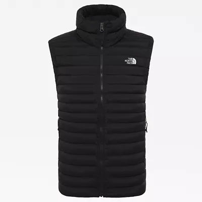 north face men's stretch down vest