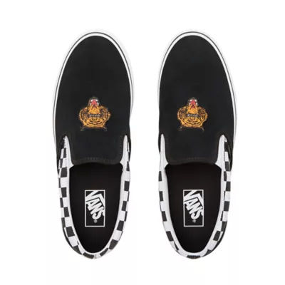 vans checkerboard tiger