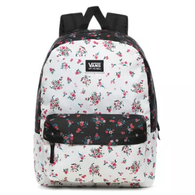 vans realm flying v backpack sundaze floral