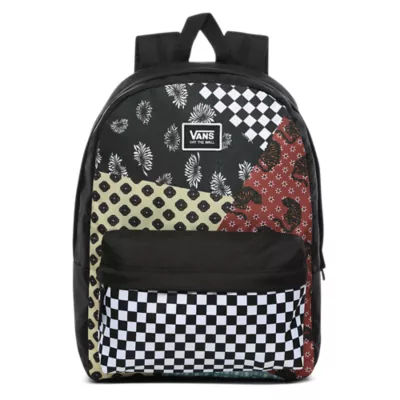 vans realm flying v backpack sundaze floral