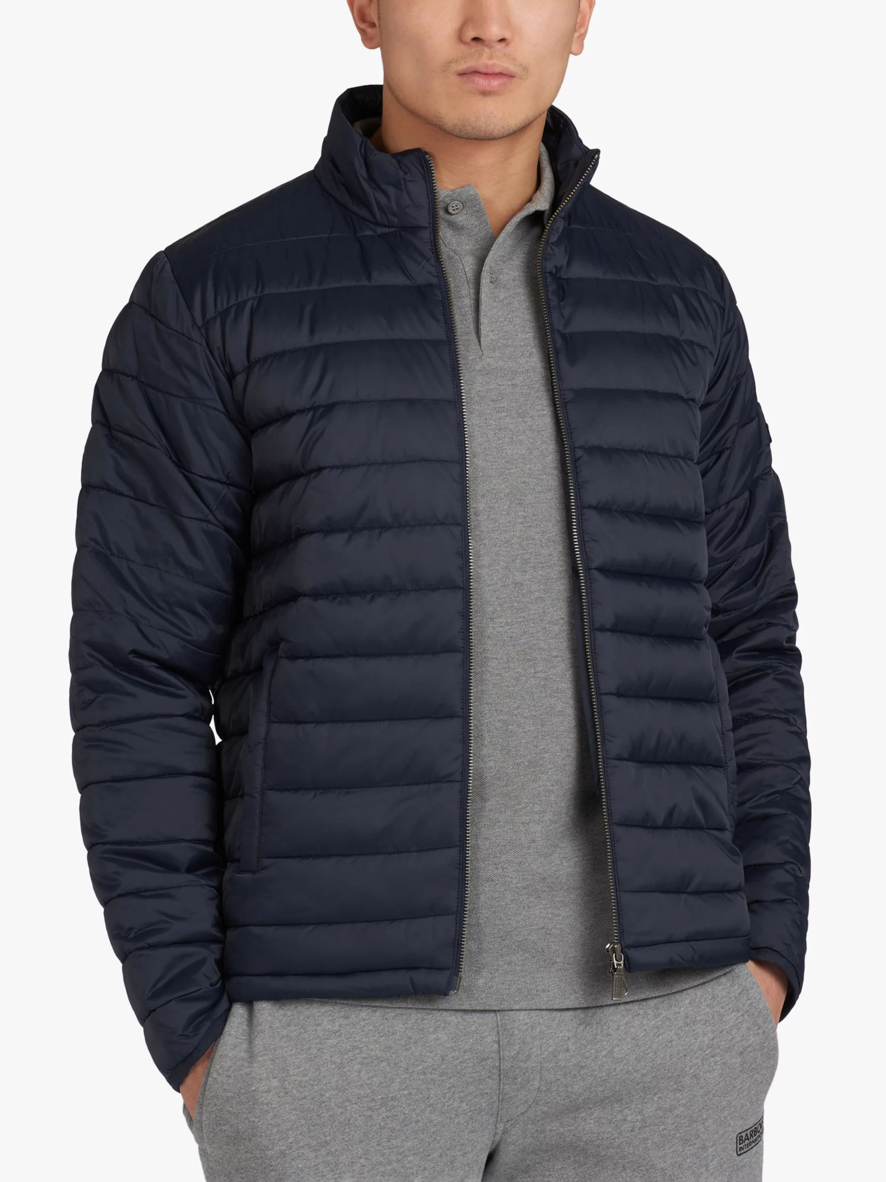 barbour international auburn quilted jacket