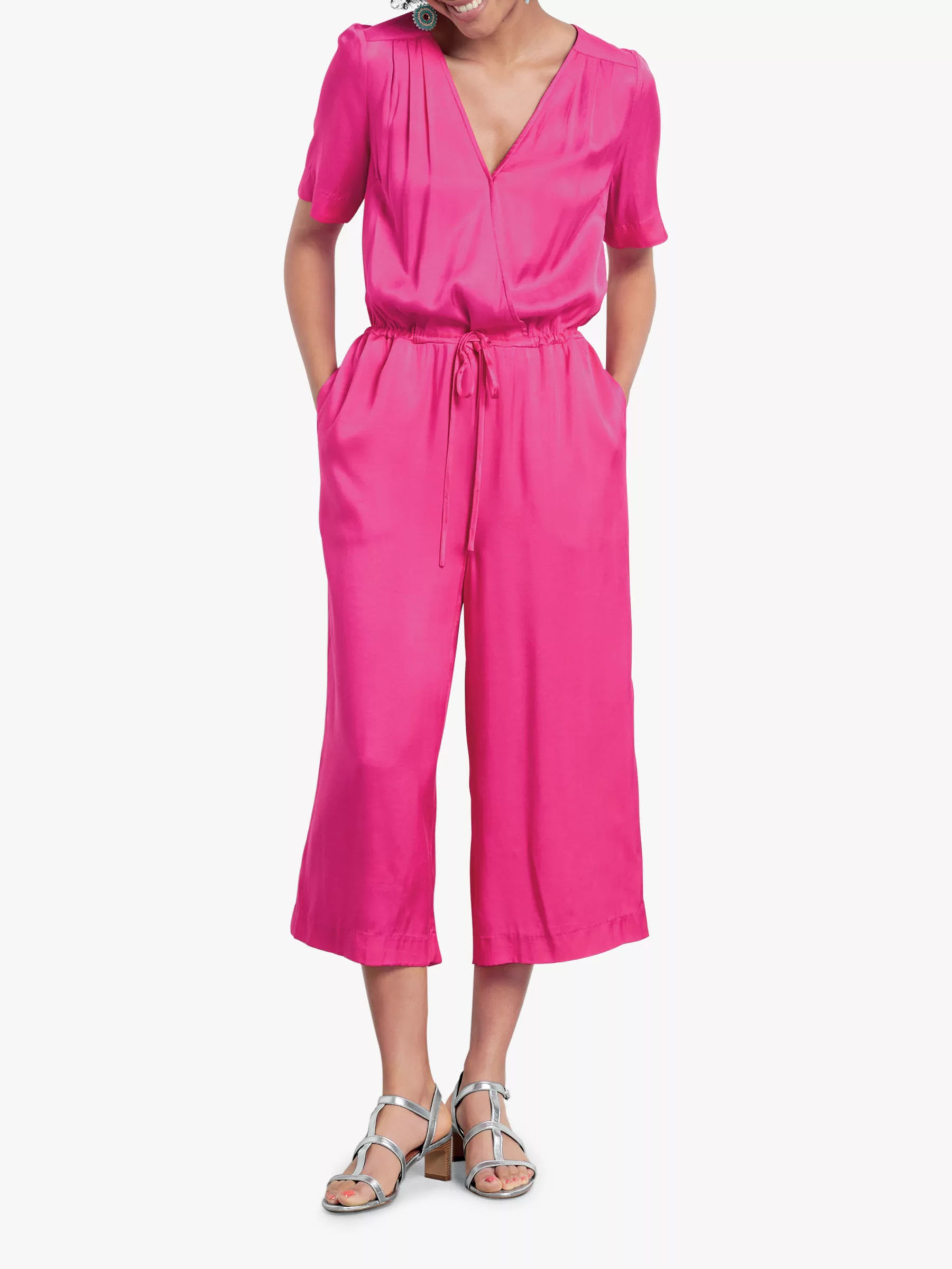 hush cropped jersey jumpsuit