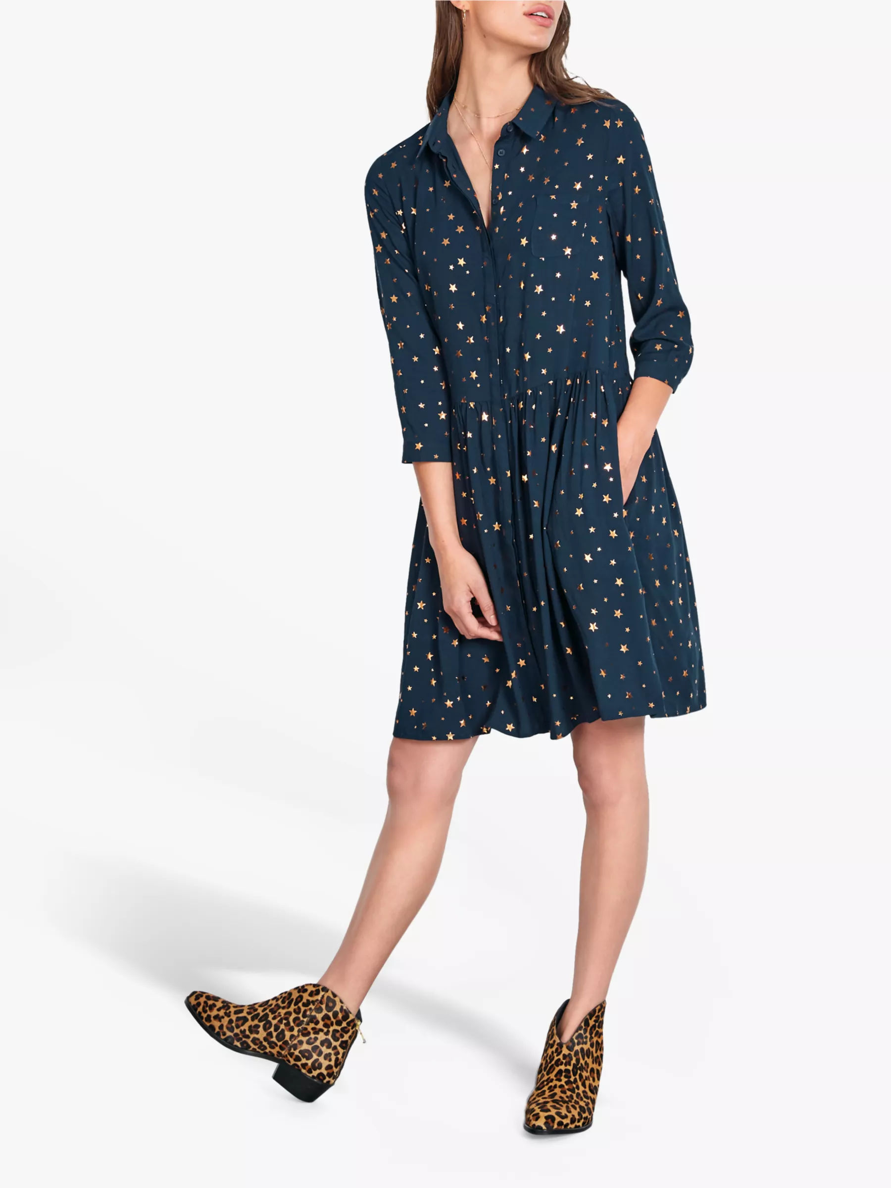 hush hattie shirt dress