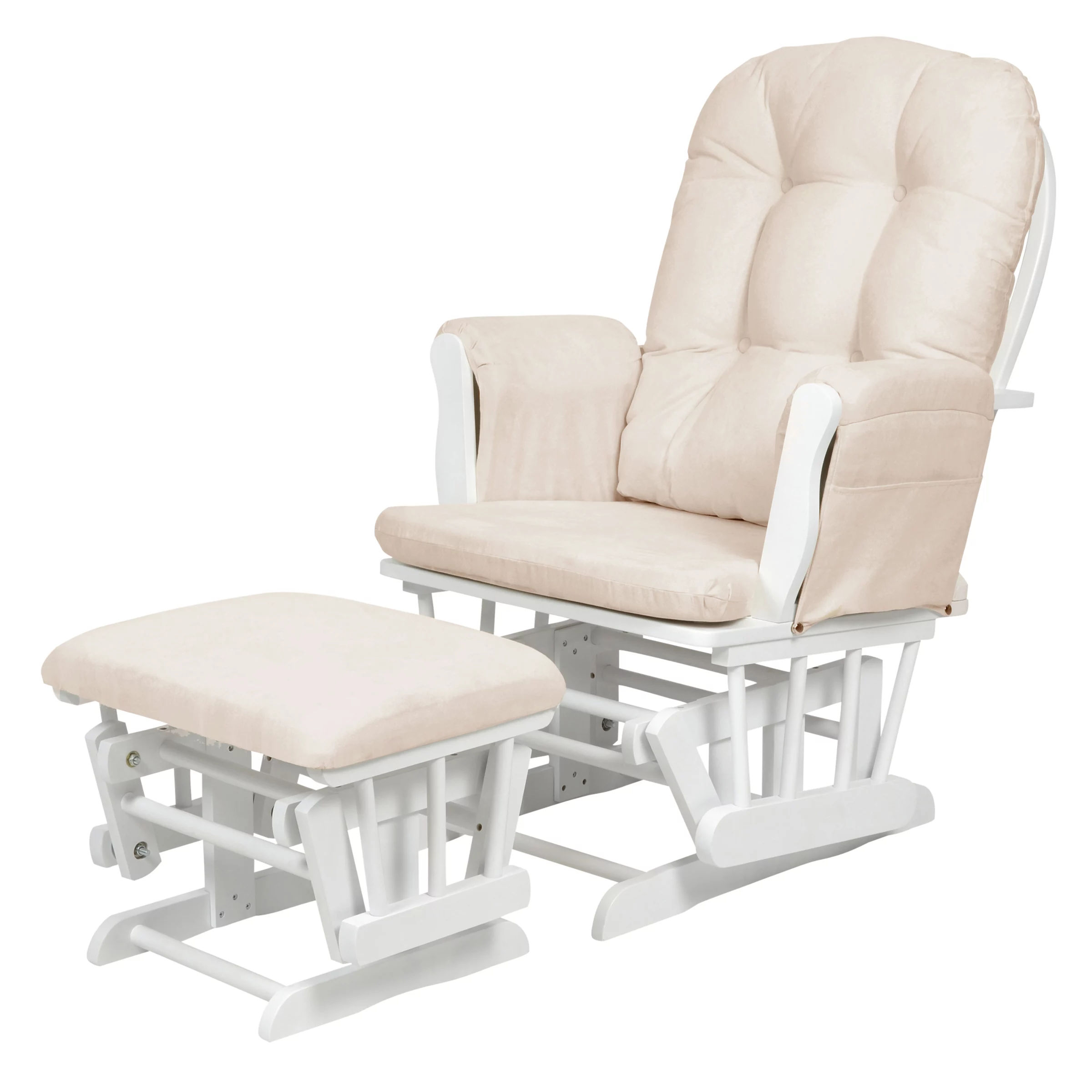 nursing chair with footstool