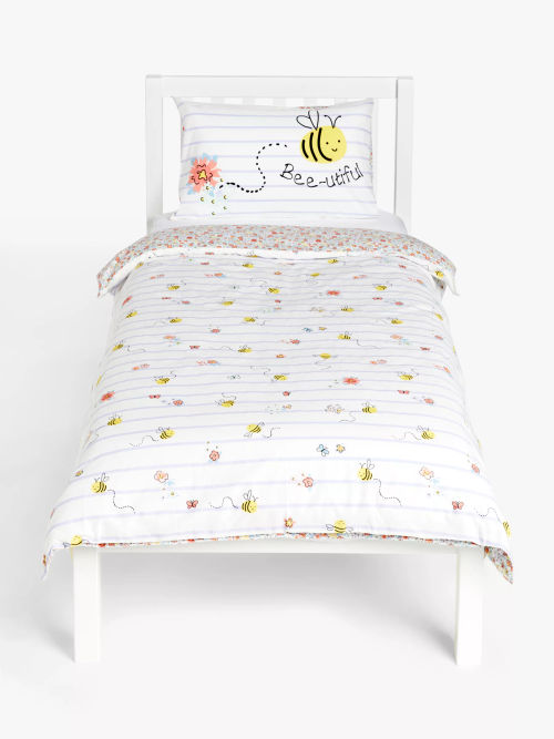 Little Home At John Lewis Happy Bee And Ditsy Print Reversible