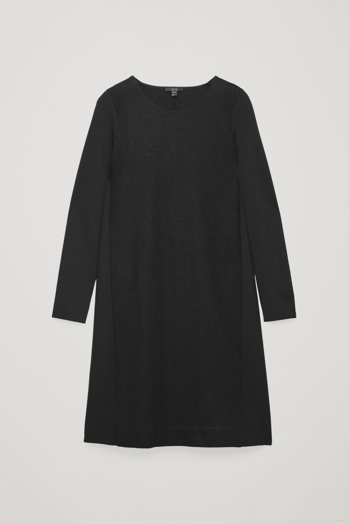 cos panelled jersey dress