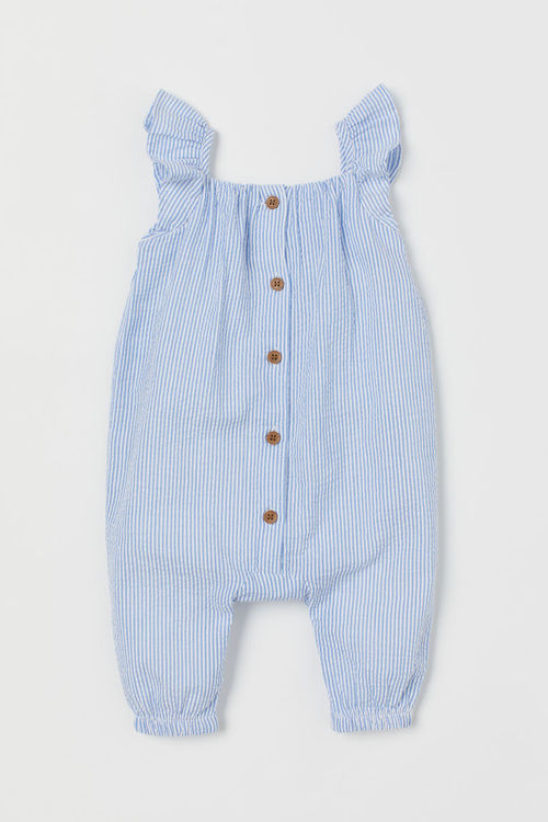 H M Cotton Romper Suit Blue 19 99 One New Change