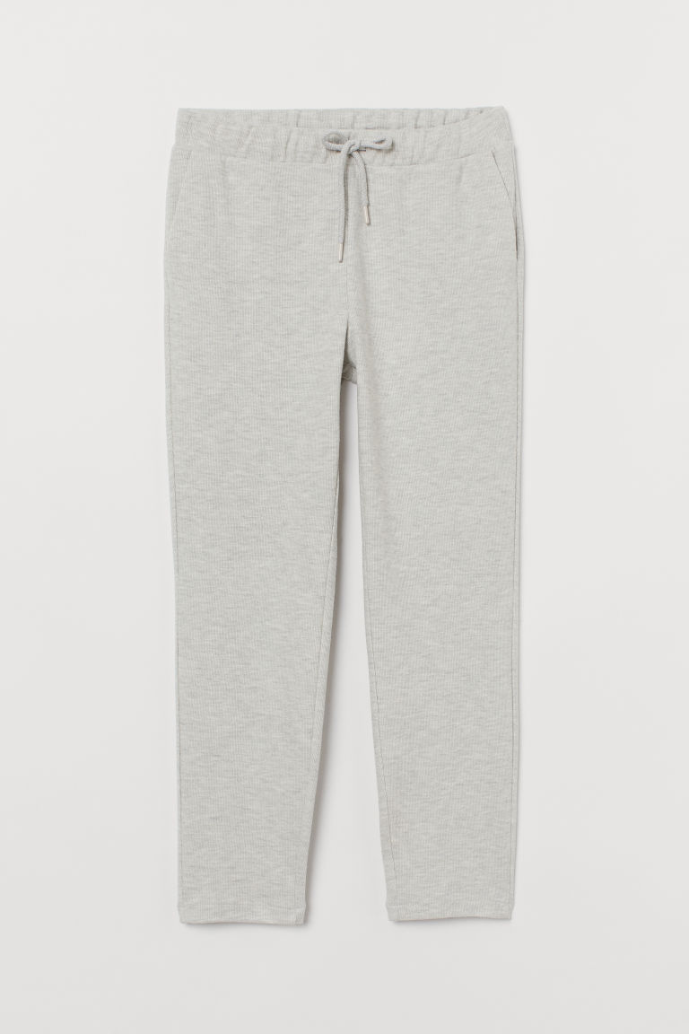 h and m black joggers