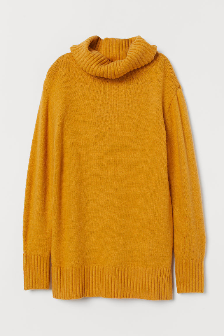 h and m polo neck jumper