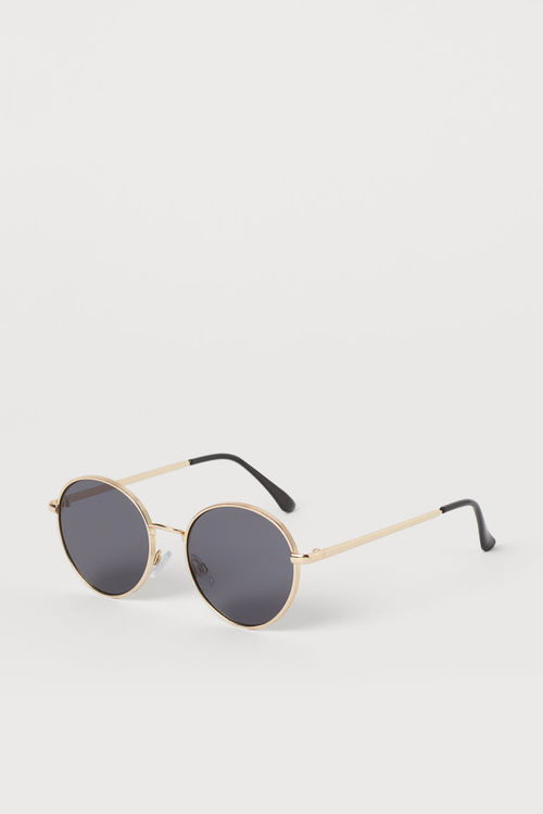 H M Round Sunglasses Gold 17 99 One New Change