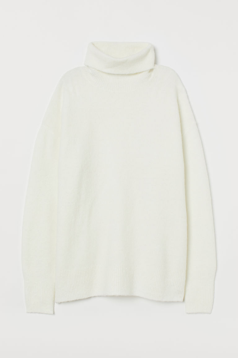 h and m polo neck jumper