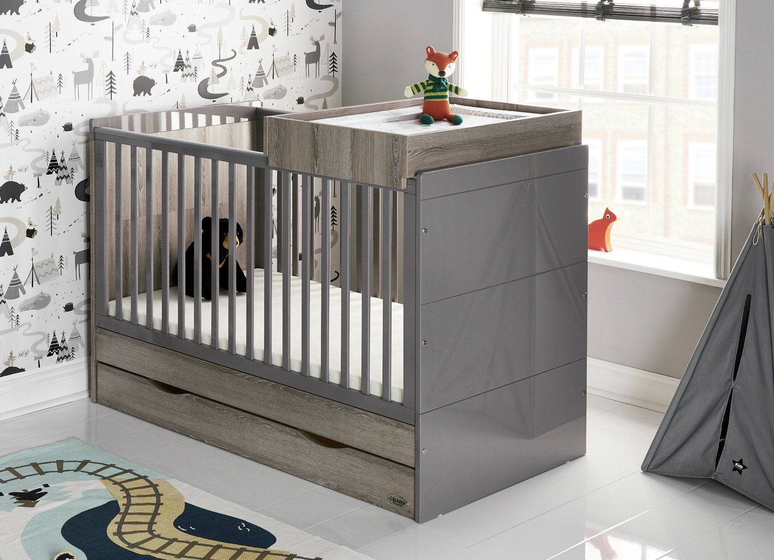 argos cot top changer