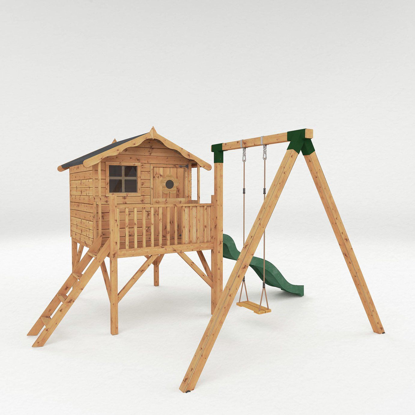 argos tp wooden playhouse