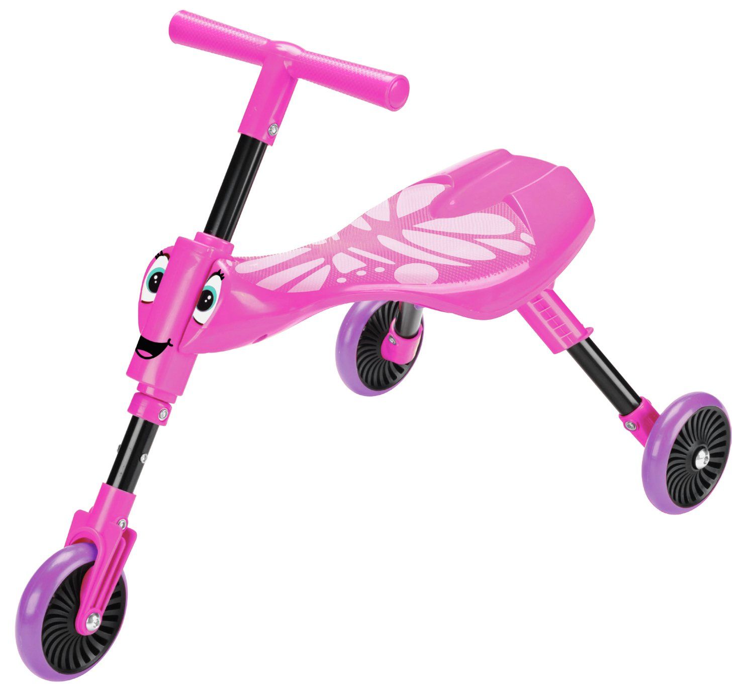 elektra flashing hog go kart purple