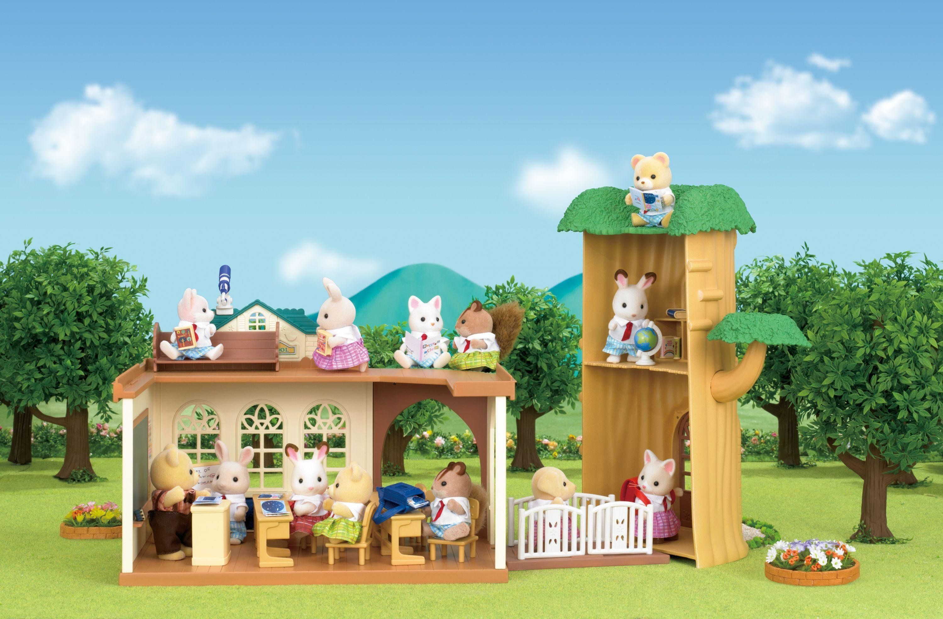 sylvanian families caravan argos