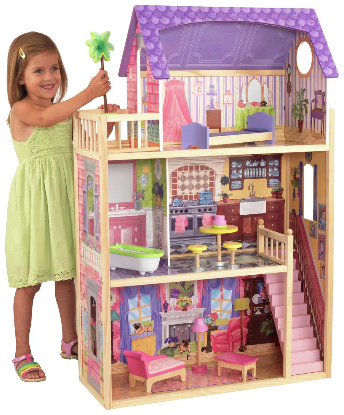 argos kidkraft dolls house